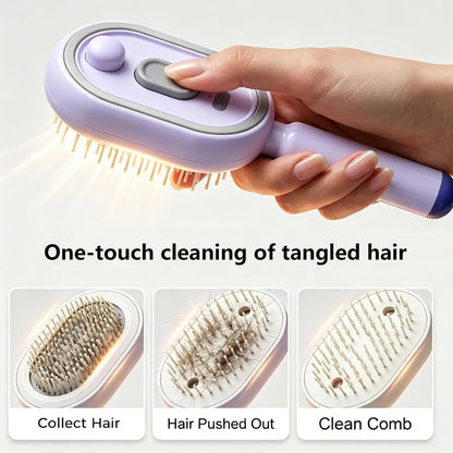 Electric Mist Hair Comb – Detangling, Massage & Anti-Frizz