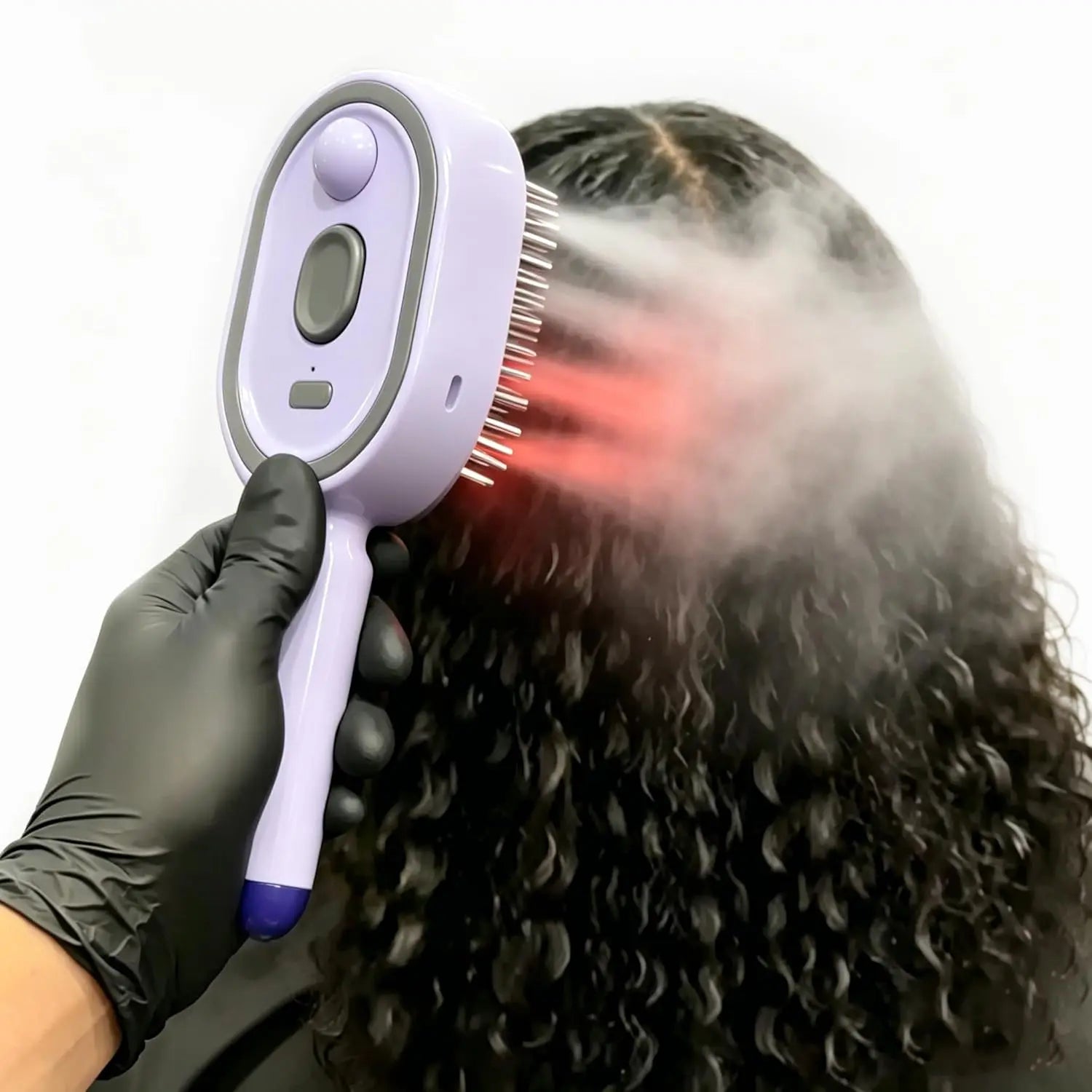 Electric Mist Hair Comb – Detangling, Massage & Anti-Frizz